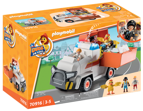 Playmobil 70916 - DUCK ON CALL - Vehículo de Emergencia Ambulancia