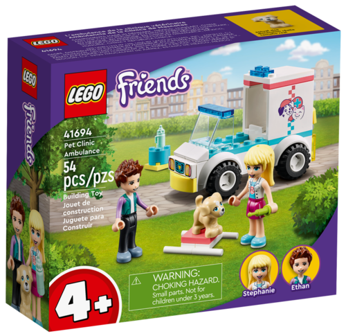 Lego 41694 - Friends - Ambulancia de la Clínica de Mascotas