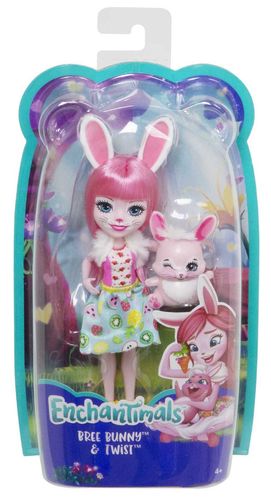 Mattel FXM73 - Enchantimals Bree Bunny y Twist