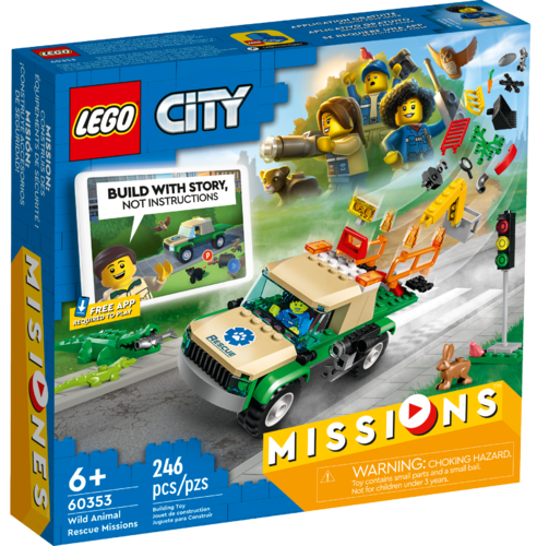 Lego 60353 - City - Misiones de Rescate de Animales Salvajes
