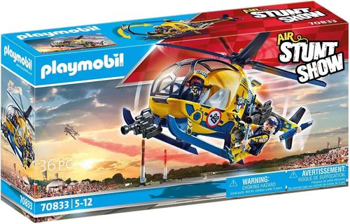 Playmobil 70833 - Stuntshow - Air Stuntshow Helicóptero Rodaje de película