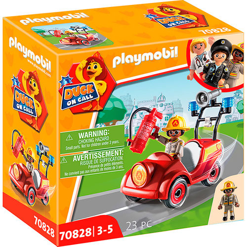 Playmobil 70828 - DUCK ON CALL - Mini-coche de Bomberos