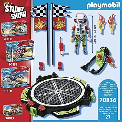 Playmobil 70836 - Stuntshow - Air Stuntshow Mochila Propulso
