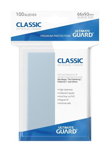 Ultimate Guard - 100 Fundas Classic tamaño Standard - Transparente