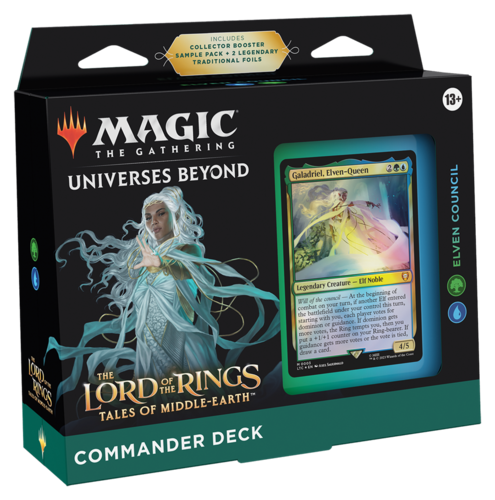 MTG - THE LORD OF THE RINGS COMMANDER DECK - Elven Council - INGLES