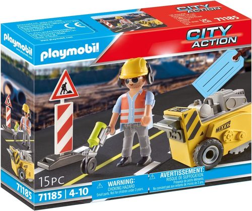 Playmobil 71185 - City Action - Trabajador de la construcción