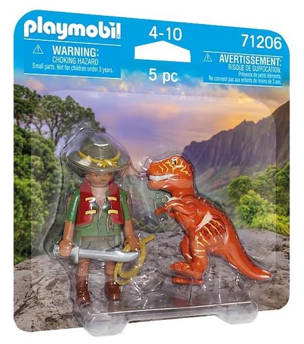 Playmobil 71206 - Dino - Aventurero con T-Rex