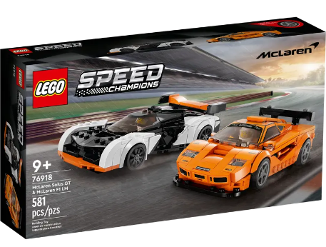 Lego 76918 - Speed Champions - Mclaren Solus y Mclaren F1