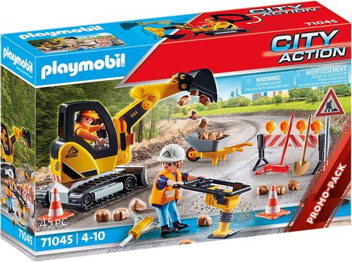Playmobil 71045 - City Action - Construcción de Carreteras