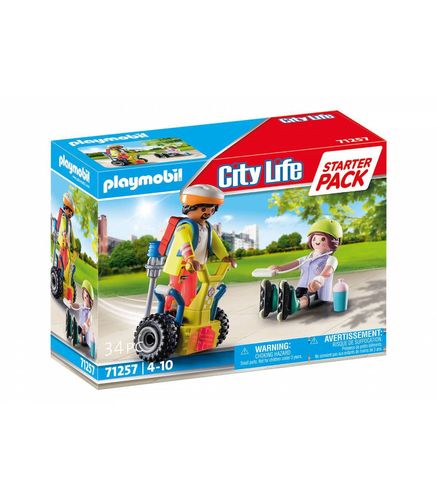 Playmobil 71257 - City Life - Starter Pack Rescate con Balance Racer