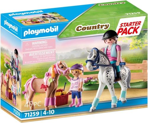 Playmobil 71259 - Country - Starter Pack Cuidado de Caballos