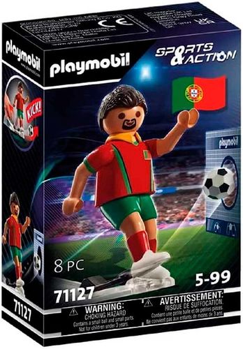Playmobil 71127 - Sports & Action - Jugador de Fútbol Portugal