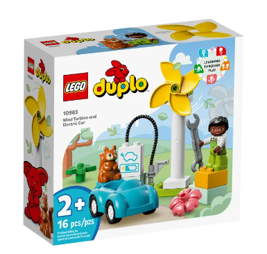 Lego 10985 - Duplo - Aerogenerador y Coche Electrico
