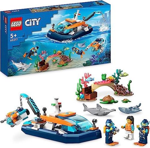 Lego 60377 - City - Barco de Exploración Submarina