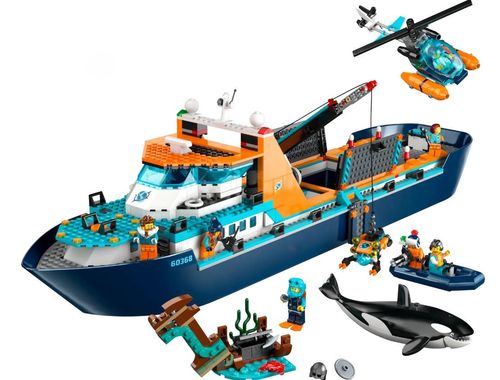 Lego 60368 - City - Exploradores del Ártico: Barco