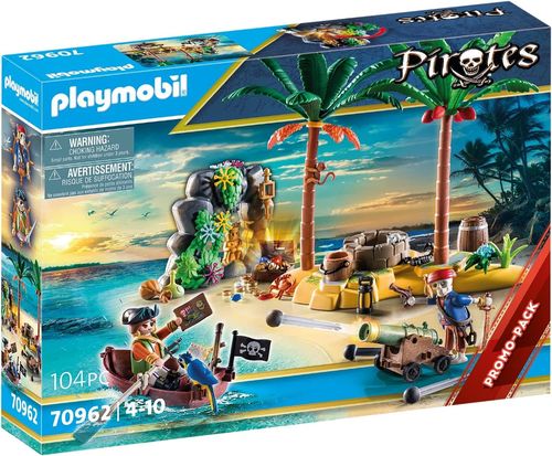 Playmobil 70962 - Pirates - Isla del Tesoro Pirata con esqueleto