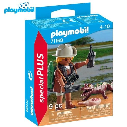 Playmobil 71168 - Family Fun - Investigador con Caimán