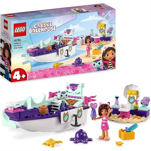 Lego 10786 - La Casa de Muñecas de Gabby - Barco y Spa de Gabby y Siregata