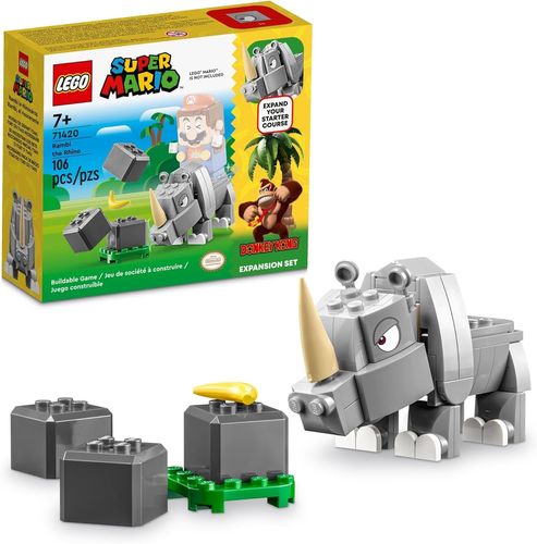 Lego 71420 - LEGO® Super Mario™ - Set de Expansión: Rambi, el rinoceronte