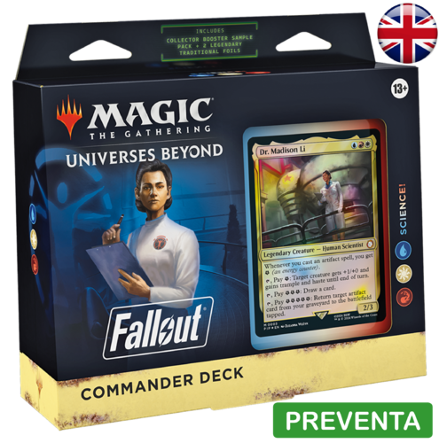 MTG - FALLOUT COMMANDER DECK - Science! - ING
