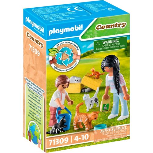 Playmobil 71309 - Country - Familia de gatos