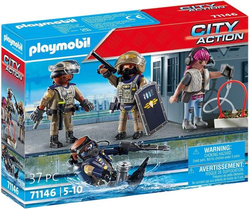Playmobil 71146 -  City Action - Fuerzas Especiales - Set Figuras