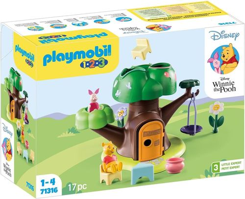 Playmobil 71316 - 1.2.3 - Disney: Winnie The Pooh & Piglet Casa del Árbol