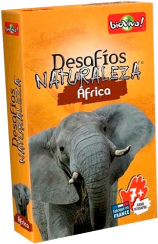 Asmodee DES07ES - Bioviva - Juego de cartas - Desafíos Naturaleza:África