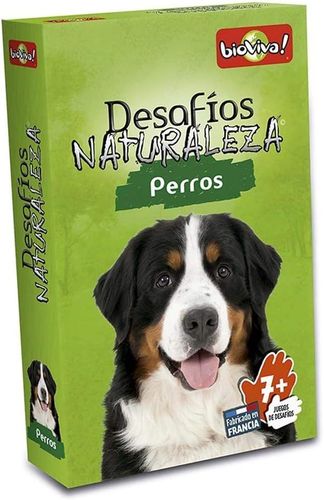 Asmodee DES12ES - Bioviva - Juego de Cartas - Desafíos de la Naturaleza: Perros