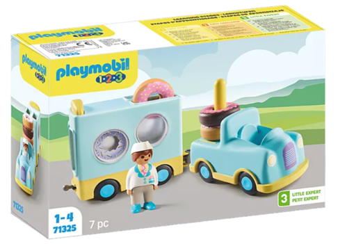 Playmobil 71325 - 1.2.3 - 1 2 3 Camion de Donut