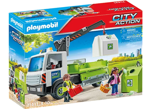Playmobil 71431 - City Action - Camion de Resiuos con Contened