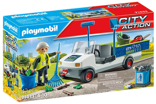 Playmobil 71433 - City Action - Limpieza Urbana Vehiculo Electrico