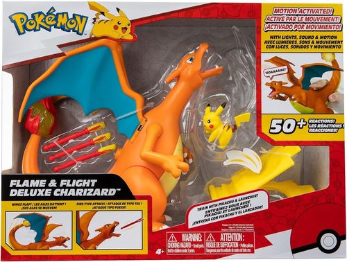 Bizak 63222731 - Pokemon - Charizard Electrónico vs Pikachu