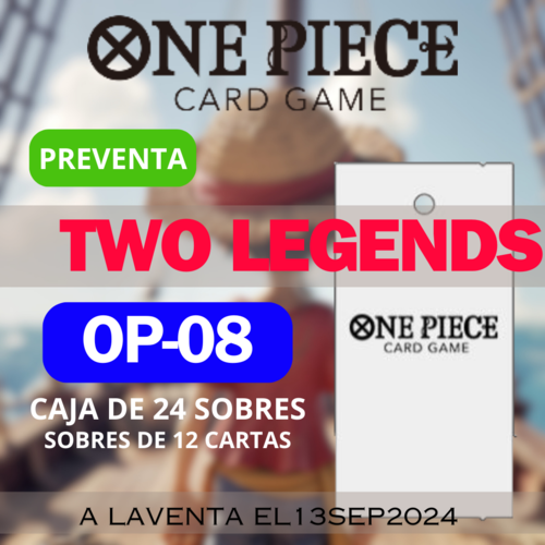 One Piece - Caja sobres TWO LEGENDS OP08 - INGLES