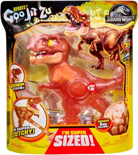Bandai 41307 - Heroes of Goo JIT Zu - Figura de Acción - Jurassic World - SUPAGOO T Rex