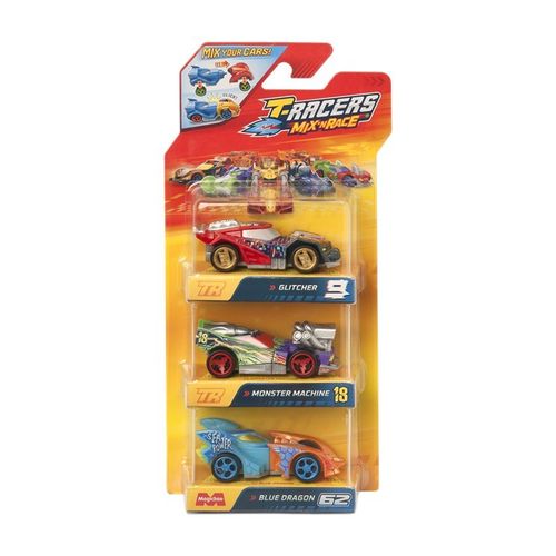 Magicbox Toys 803206 - T-Racers - Three pack