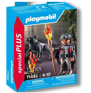 Playmobil 71482 - Special Plus - Guerrero Con Lobo