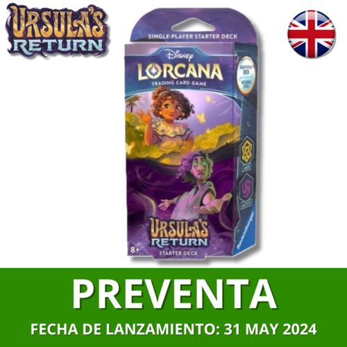 Disney Lorcana - Starter Deck Ursula's Return Madrigal Magic - INGLES